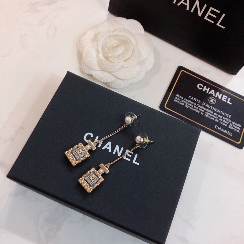 Ch*el earrings